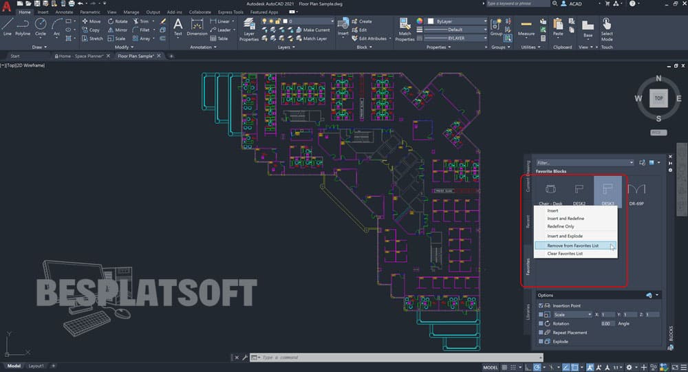 Скриншот Autodesk AutoCAD