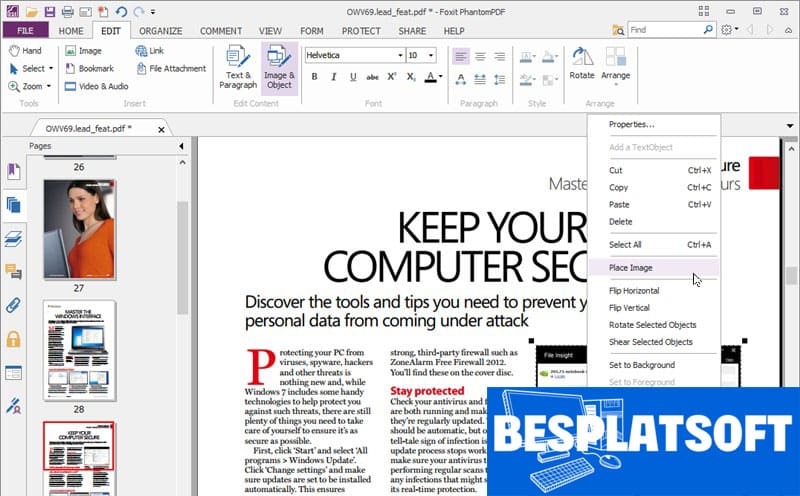 Скриншот Foxit PDF Editor Pro