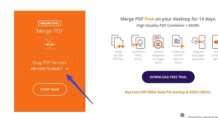 Как объединить файлы PDF с помощью Foxit PDF Reader 4