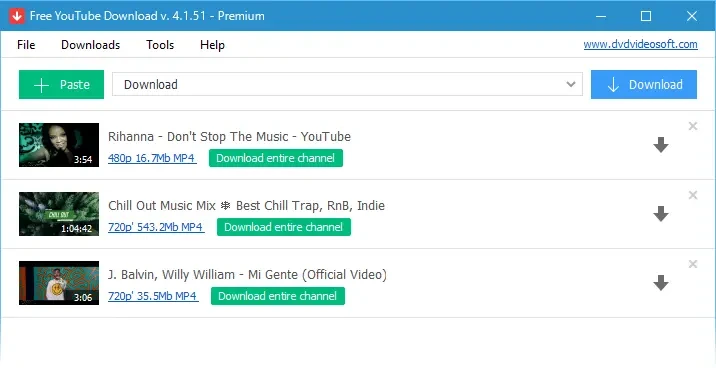 Откройте программу Free YouTube Download