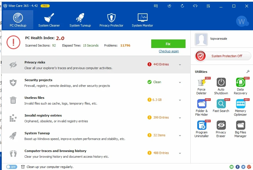 Руководство по использованию Wise Care 365 PRO 1