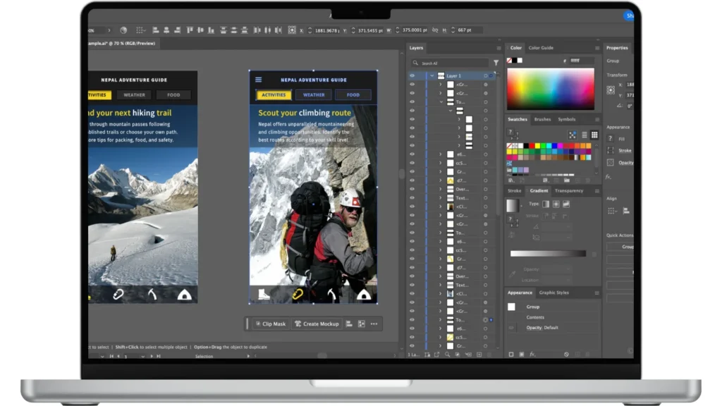 Скриншот Adobe Illustrator 1