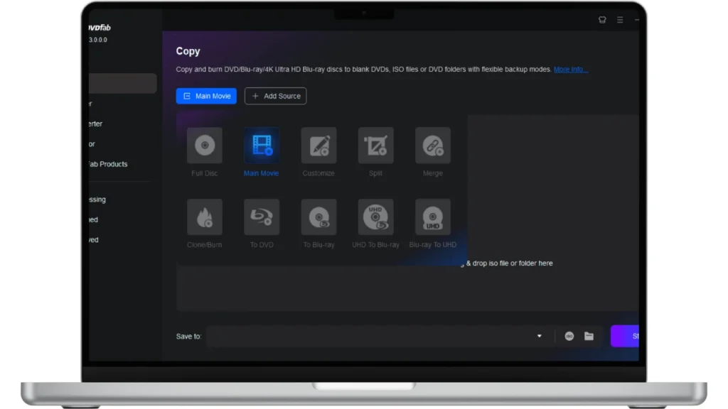 Скриншот DVDFab 1