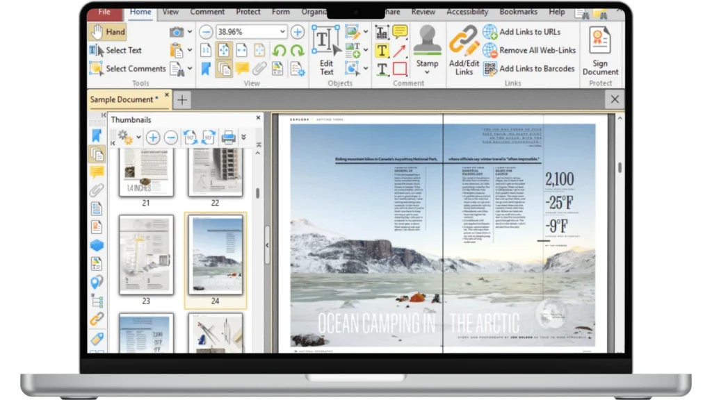 Скриншот PDF XChange Editor Pro 2