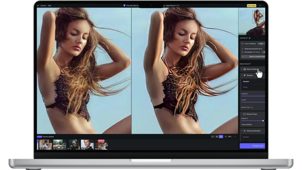 Скриншот Topaz Gigapixel AI 2