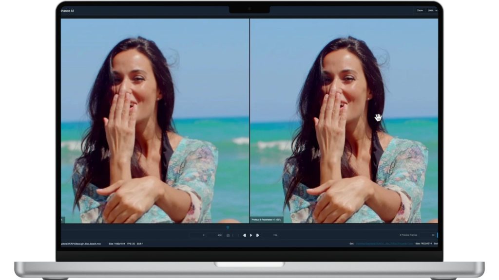 Скриншот Topaz Video Enhance AI 2 Скриншот Topaz Video Enhance AI 2