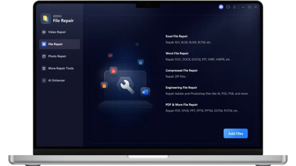 Скриншот 4DDiG File Repair 2 Скриншот 4DDiG File Repair 2