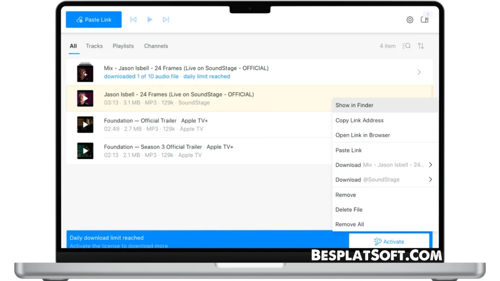 Скриншот 4K YouTube to MP3 1