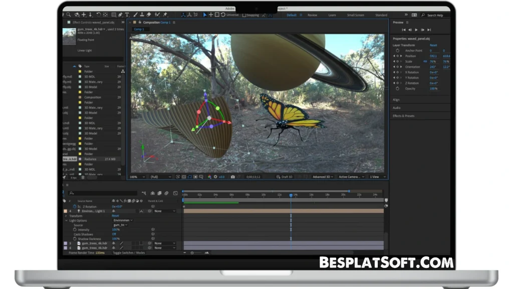 Скриншот Adobe After Effects 2 Скриншот Adobe After Effects 2