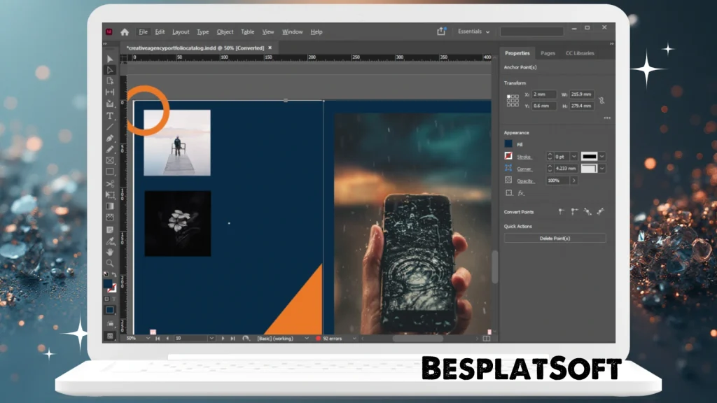 Скриншот Adobe InDesign 2 Скриншот Adobe InDesign 2