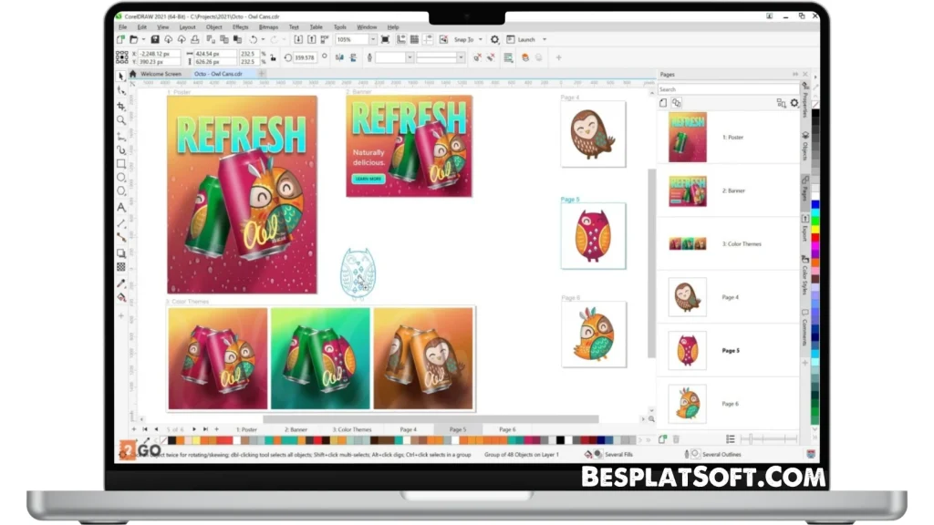 Скриншот CorelDRAW Graphics Suite 2