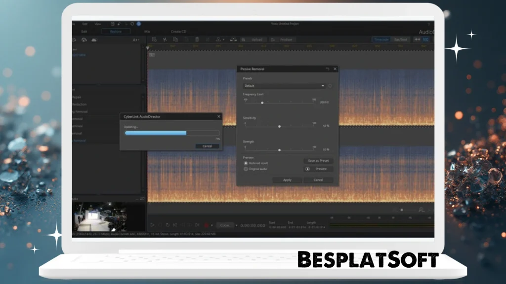 Скриншот CyberLink AudioDirector Ultra 1 Скриншот CyberLink AudioDirector Ultra 1