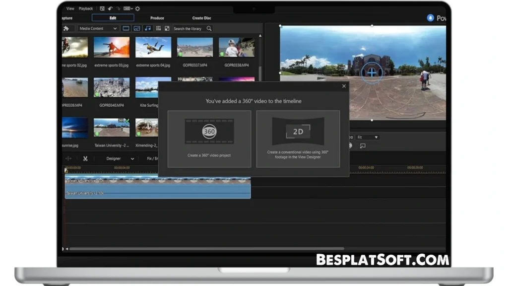 Скриншот CyberLink PowerDirector Ultimate 1