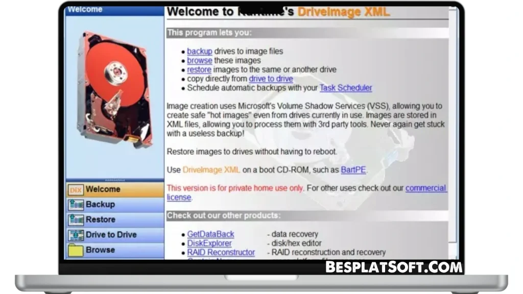 Скриншот Drive SnapShot 2 Скриншот Drive SnapShot 2