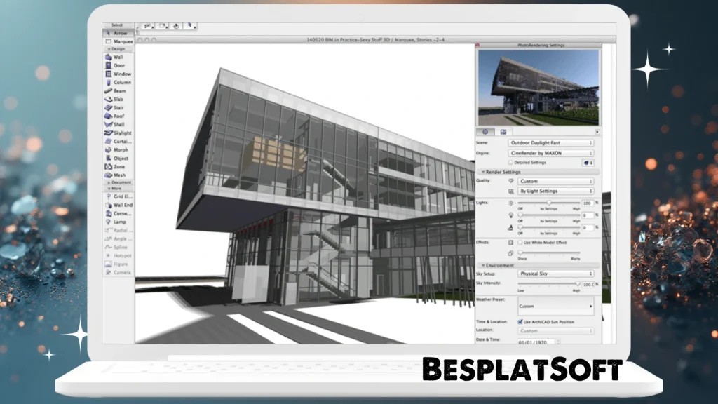 Скриншот GRAPHISOFT ArchiCAD 1