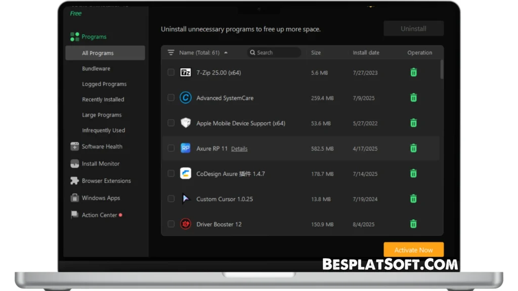 Скриншот IObit Uninstaller PRO 1