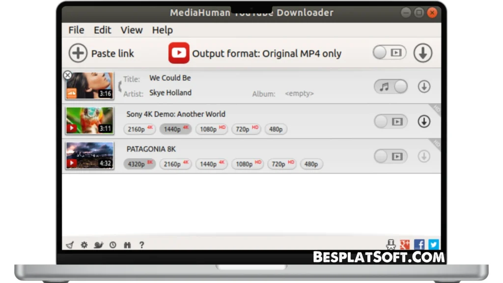 Скриншот MediaHuman YouTube Downloader 2 Скриншот MediaHuman YouTube Downloader 2