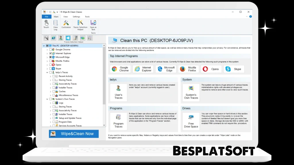 Скриншот R Wipe Clean 2