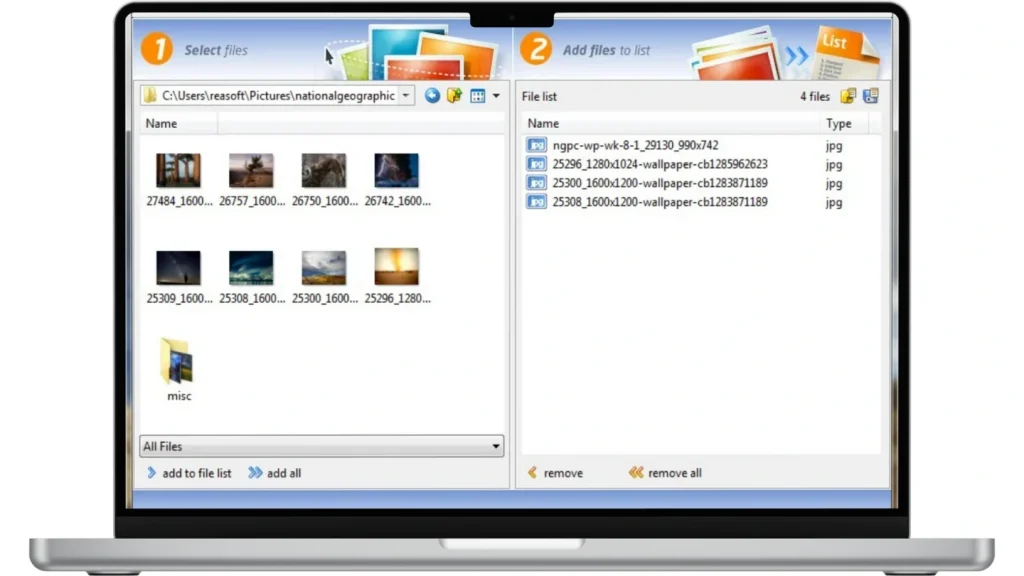 Скриншот ReaConverter Pro 1