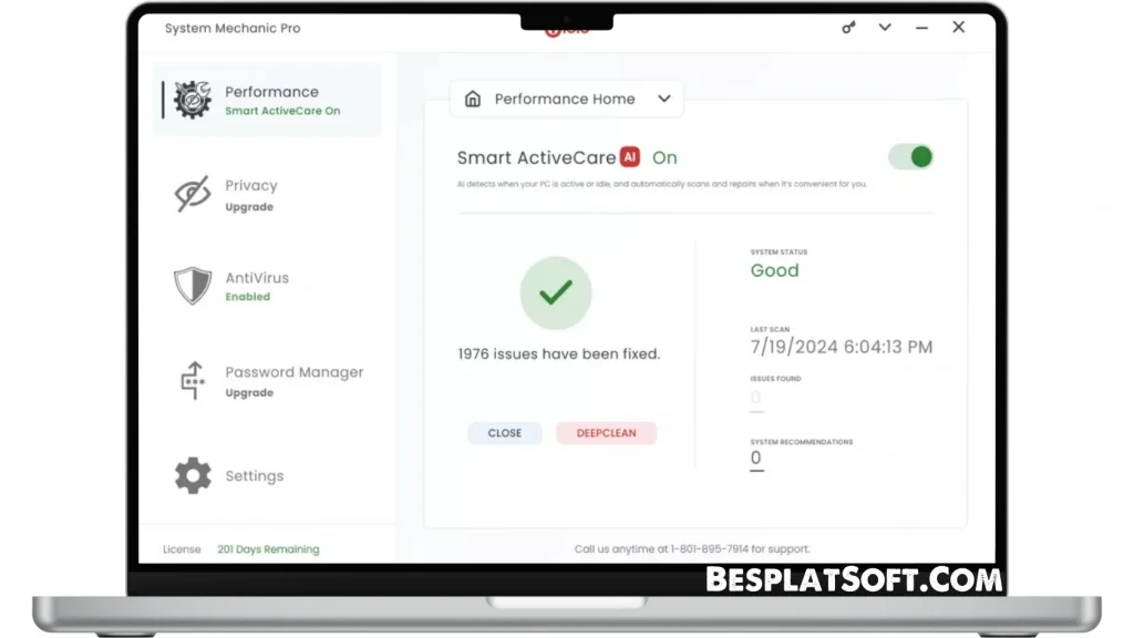 Скриншот System Mechanic Pro 1