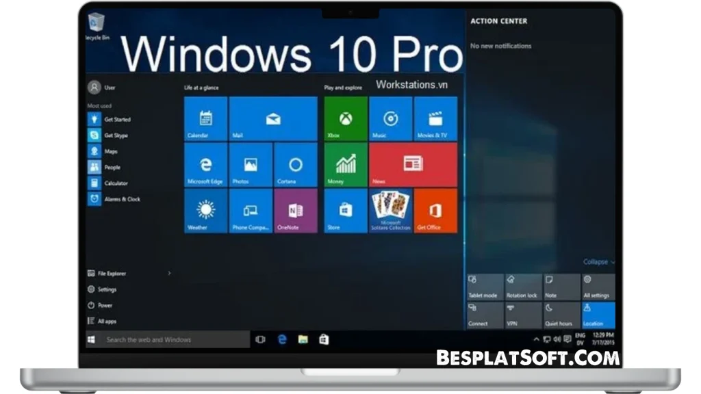 Скриншот Windows 10 Professional 2 Скриншот Windows 10 Professional 2