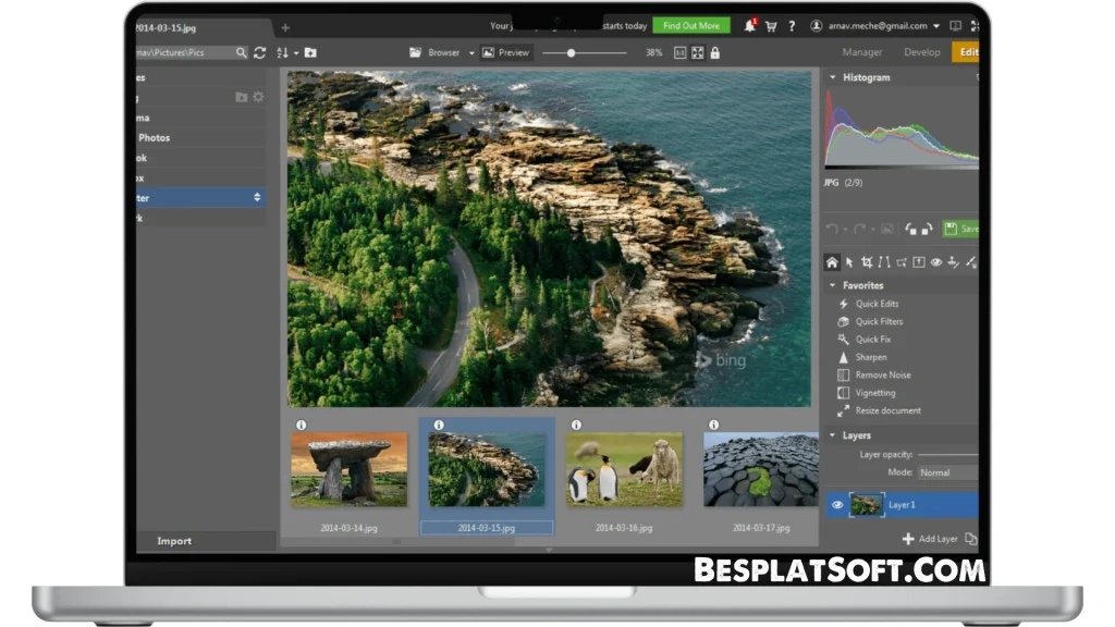Скриншот Zoner Photo Studio X 1