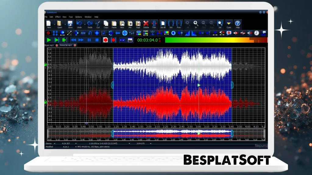 Бесплатная загрузка GoldWave 2