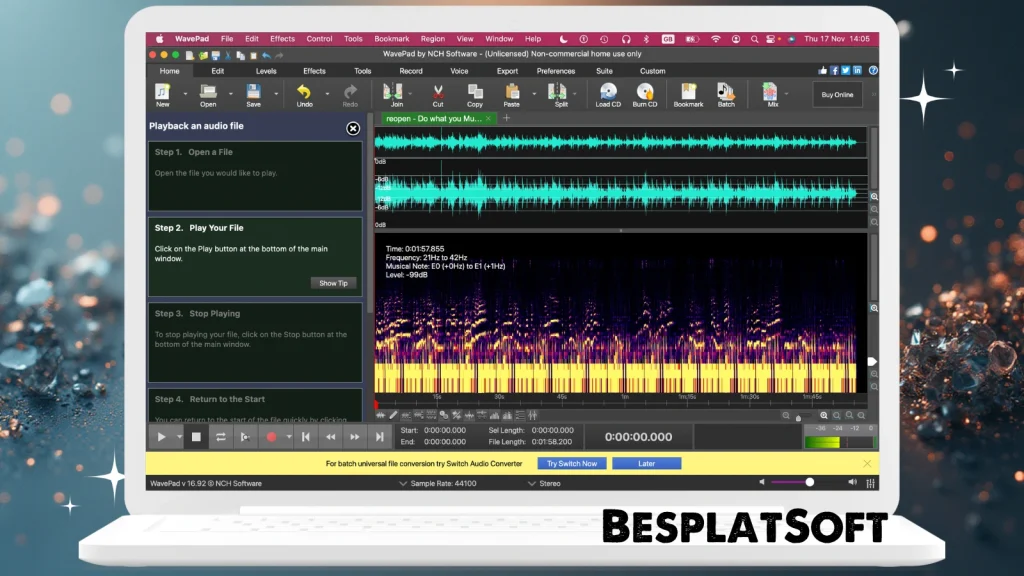 Бесплатная загрузка NCH WavePad 2 Бесплатная загрузка NCH WavePad 2