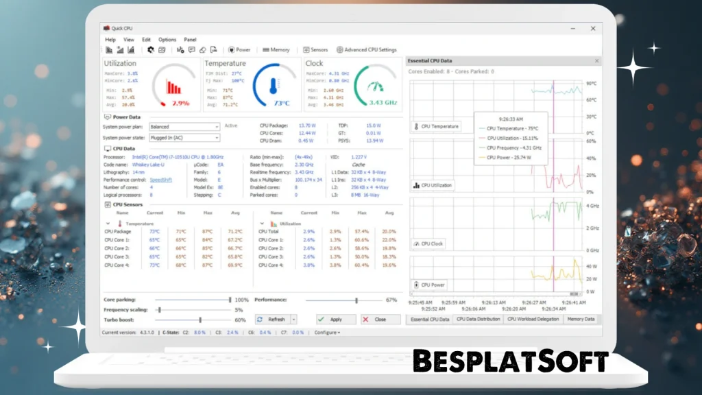 Бесплатная загрузка Quick CPU Pro 3