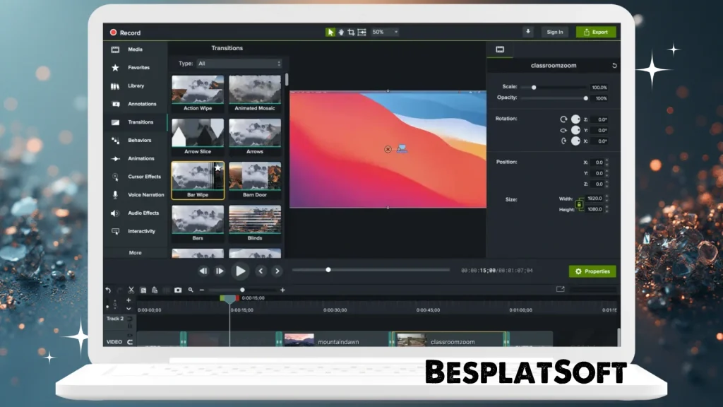 Бесплатная загрузка TechSmith Camtasia 1 Бесплатная загрузка TechSmith Camtasia 1