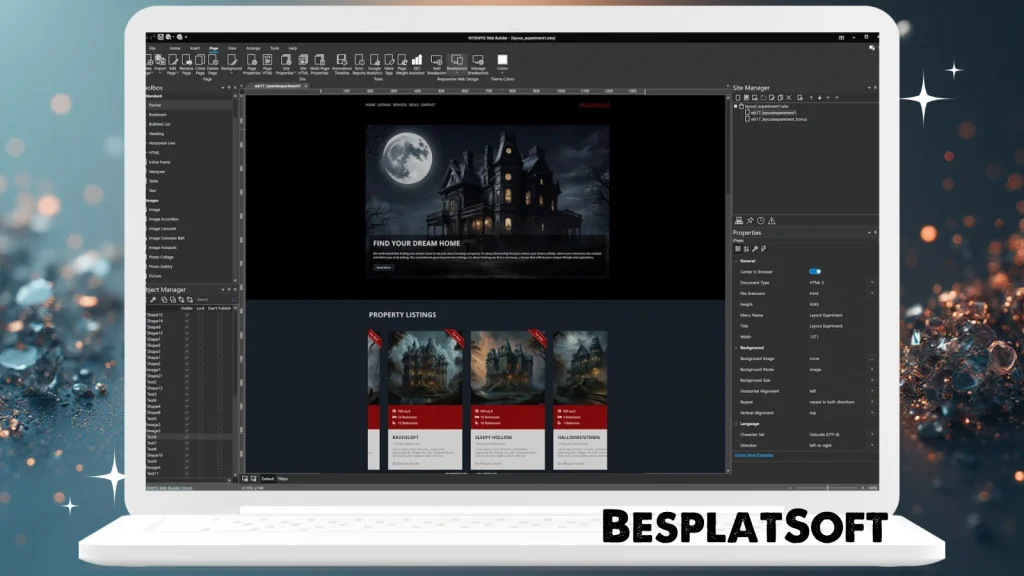 Бесплатная загрузка WYSIWYG Web Builder 2