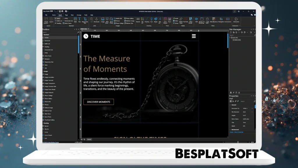 Бесплатная загрузка WYSIWYG Web Builder 3