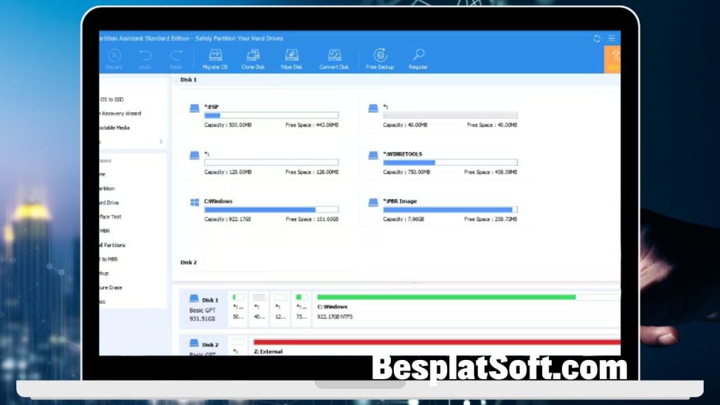 Скачать AOMEI Partition Assistant 2 Скачать AOMEI Partition Assistant 2
