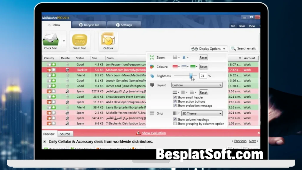 Скачать Firetrust MailWasher Pro 2