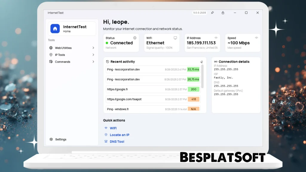 Скачать InternetTest Pro 2 Скачать InternetTest Pro 2
