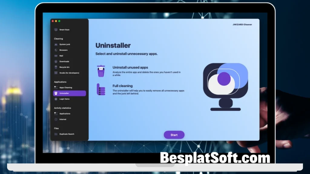 Скачать JWIZARD Cleaner 2