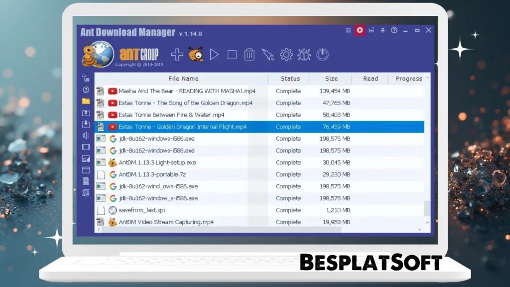 Скриншот Ant Download Manager 1 Скриншот Ant Download Manager 1