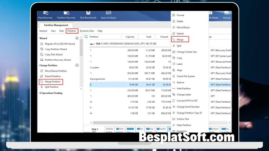 Скачать MiniTool Partition Wizard 2 Скачать MiniTool Partition Wizard 2