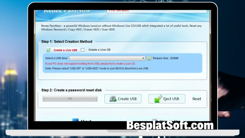 Снимок экрана Renee PassNow Pro 3