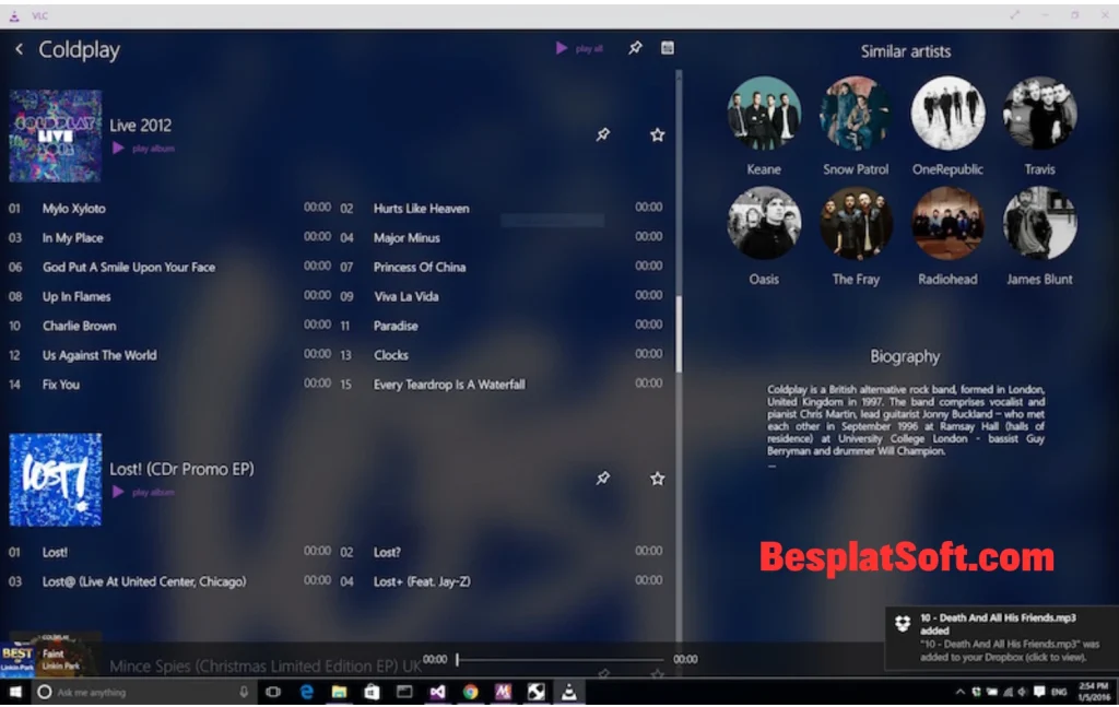 Снимок экрана VLC Media Player 2