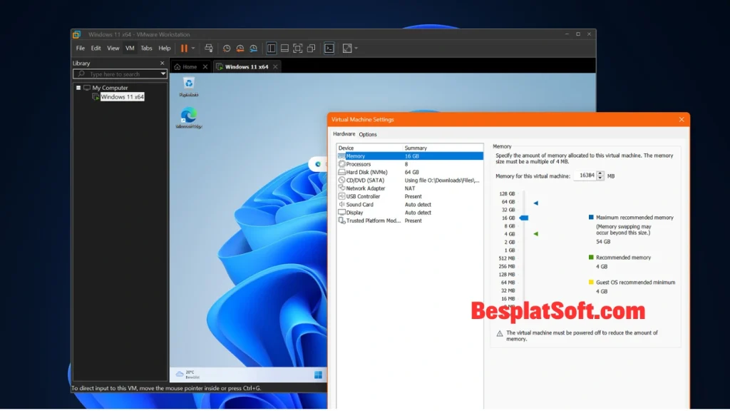 Снимок экрана VMware Workstation Pro 2 Снимок экрана VMware Workstation Pro 2
