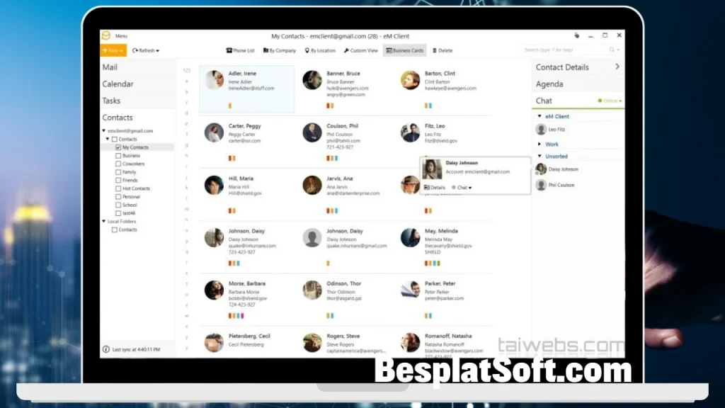 Снимок экрана eM Client Pro 2