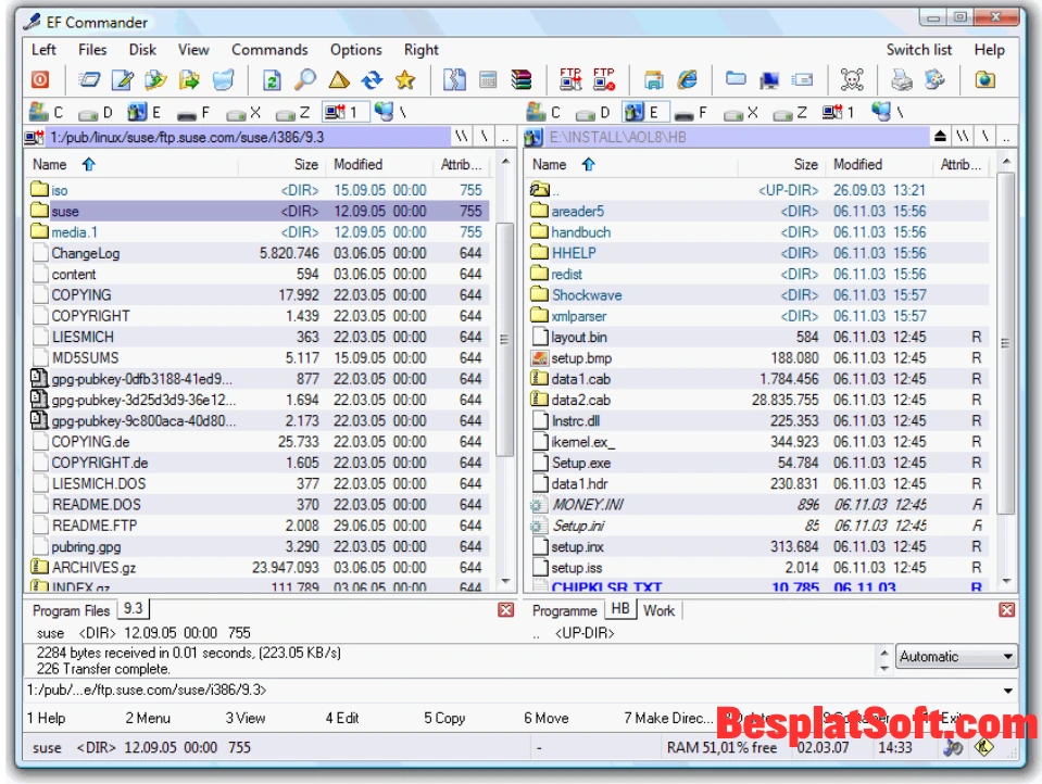 Скриншоты EF Commander
