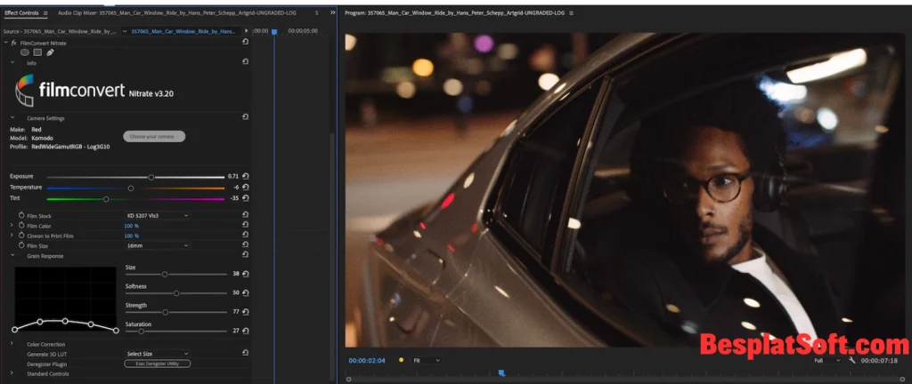 Скриншоты FilmConvert Nitrate 2 Скриншоты FilmConvert Nitrate 2