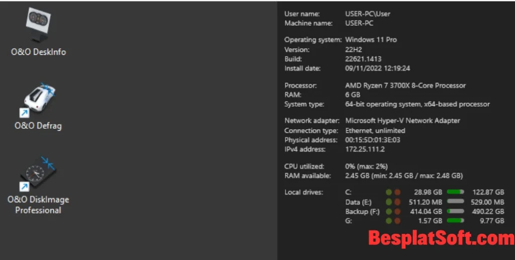 Скриншоты OO DeskInfo