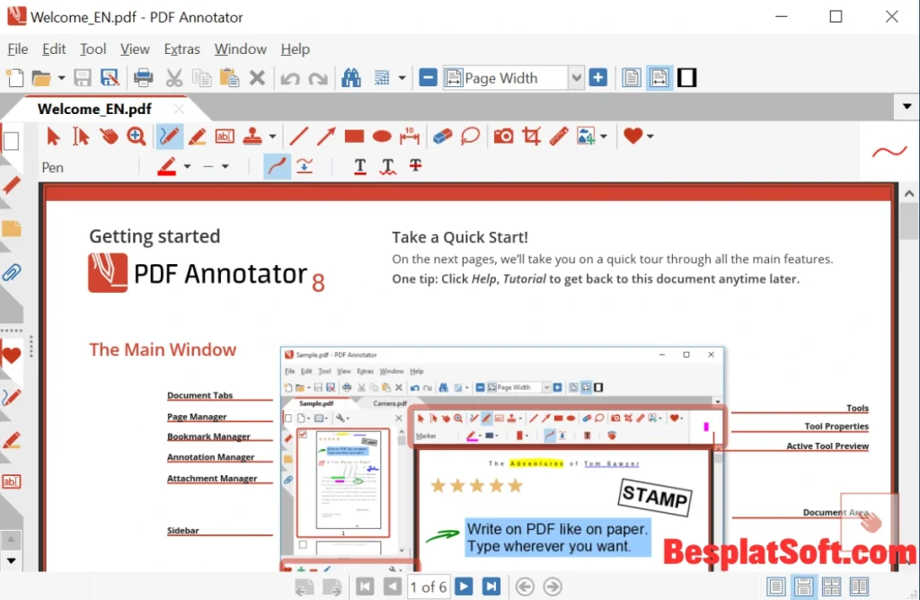 Скриншоты PDF Annotator 2