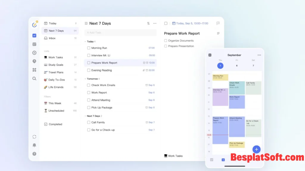 Скриншоты TickTick Premium Скриншоты TickTick Premium