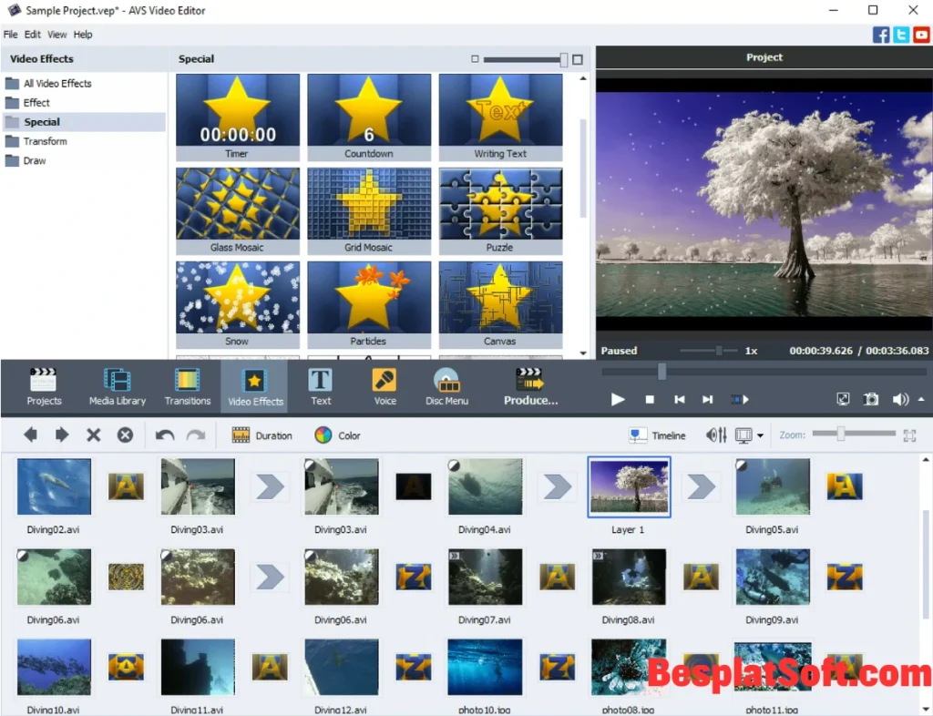 Скриншоты AVS Video Editor Скриншоты AVS Video Editor