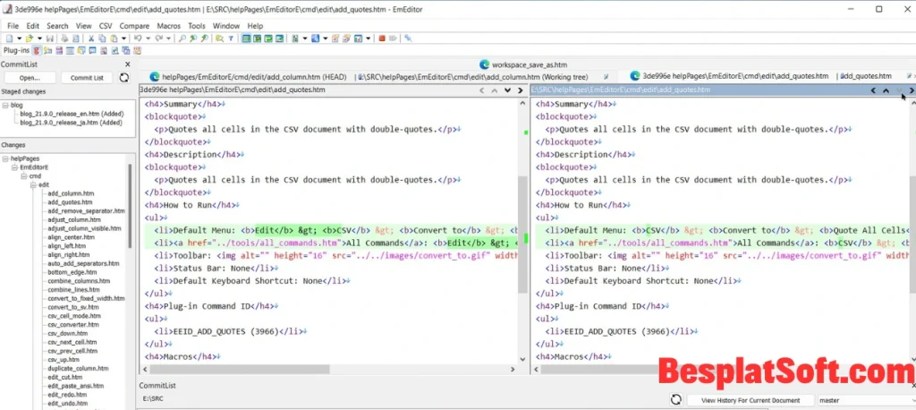 Скриншоты Emurasoft EmEditor 2