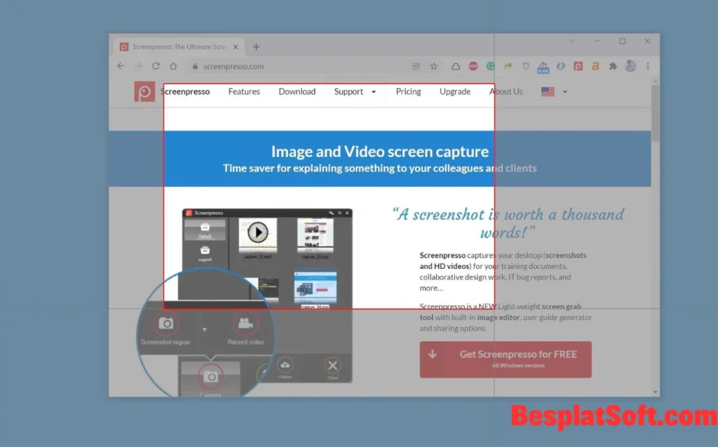 Скриншоты Screenpresso Pro